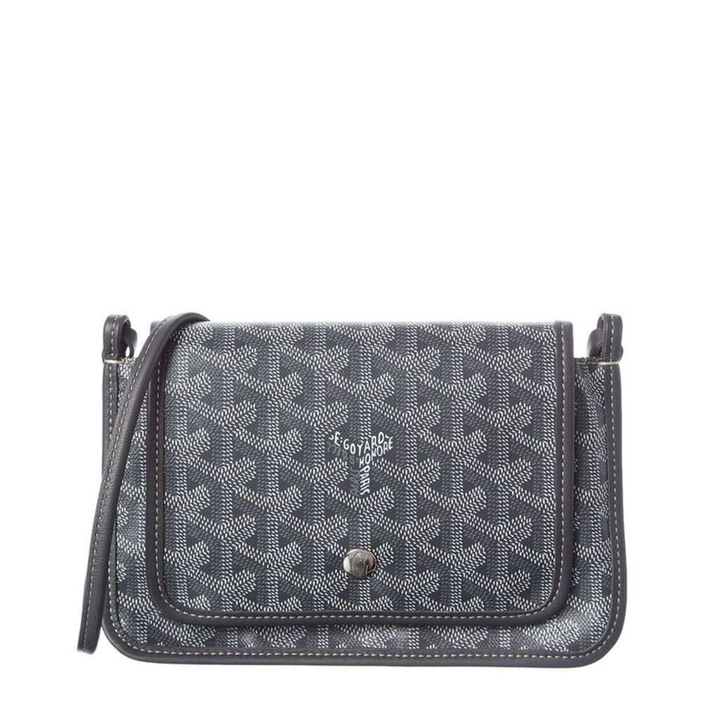 Goyard Grey Coated Canvas Crossbody (Authentic Pre-Loved)